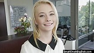 Skinny golden-haired eighteen legal age teenager fucked and cum overspread