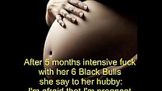 Pregnant from black bull