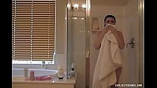 Tattoo messy floozy dilettante bawdy slut BBC slut shows all in shower