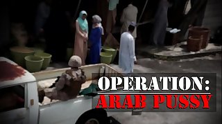 Tour of butt - rag tag crew of american soldiers pick up some arab cunt