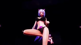 3D Caty Cat Hentai Dance Sex