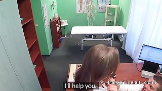Slim patient bangs doctor till orgasm