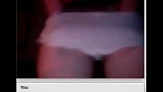 sexy webcam girl shows ass but won t take it off