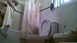 bathroom spy mom