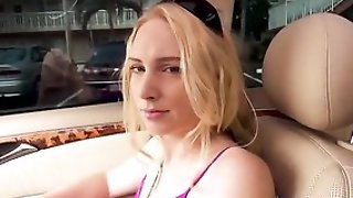 Easygoing blonde chick lets Tyler fuck her for some cash