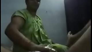 Telugu aunty reject b do away with job