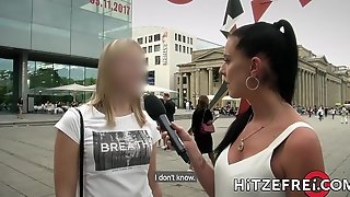 HITZEFREI German MILF finds herself a big cock to fuck