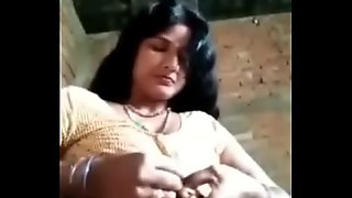 Indian village bhabi effectuation with her self