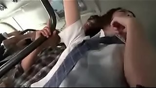 Group sex in bus part 1